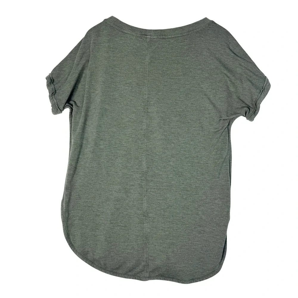 Matty M Olive Green Dolman Sleeve Tunic Top Women's Size M‎ Curved Hem So Soft!